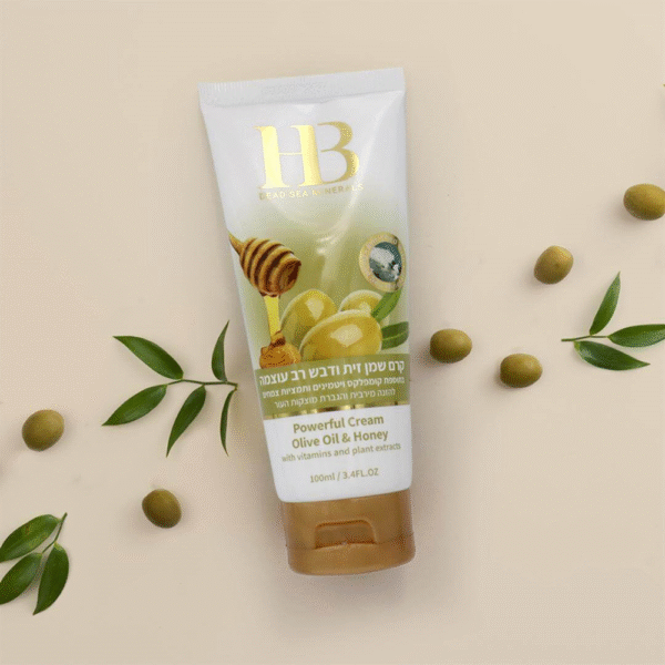 crema corporal de aceite de oliva y miel 100ml